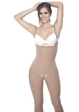 Long Girdle with Thin Strap - 1611 - Nude - Front View - Fajas y Mas